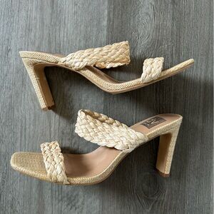 🌻 DV by Dolce Vita Tan Braided Heels 🌻